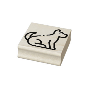 Dog Rubber Stamp