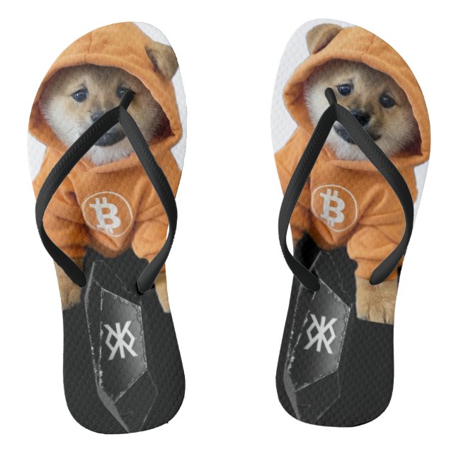 DOG Runestone Flip Flops (Footbed)