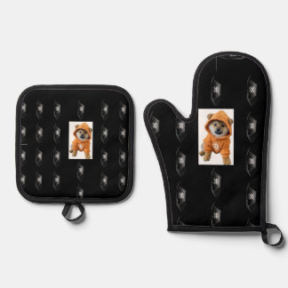 $DOG / Runestone Oven Mitts & Pot Holders Oven Mitt & Pot Holder Set