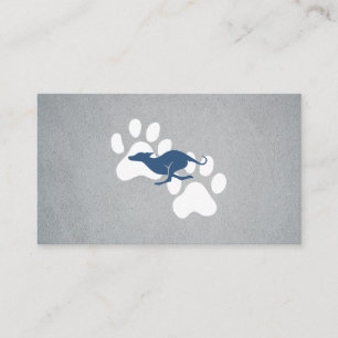 Dog Running Paws Business Card