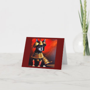 Dog Samurai Card