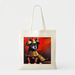 Dog Samurai Tote Bag