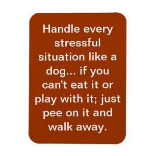 dog saying magnet