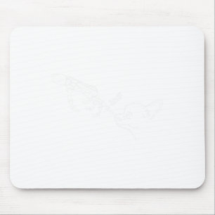 Dog Scary Skeleton Hand Boop Spooky Halloween Chih Mouse Pad