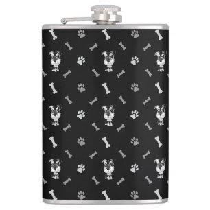  Dog Schnauzer Hip Flask