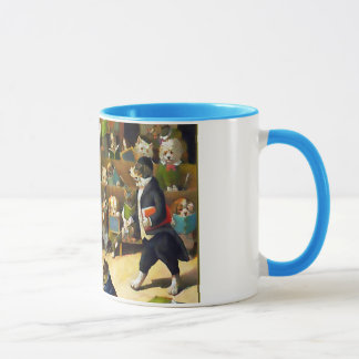 Dog School by Louis Wain Mug