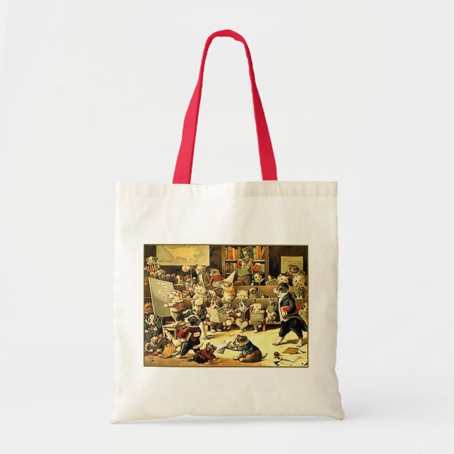Dog School by Louis Wain Tote Bag (Front)