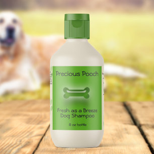 Dog Shampoo Soap Label (green)
