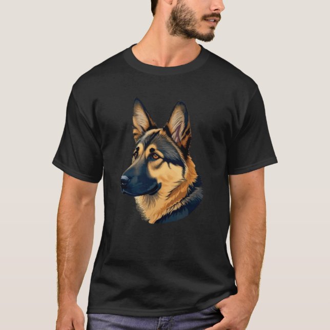 DOG SHEPHERD T-Shirt (Front)