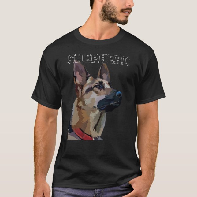 Dog Shepherd T-Shirt (Front)