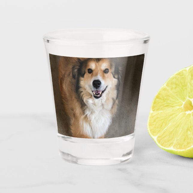 Dog Shot Glass (Front)