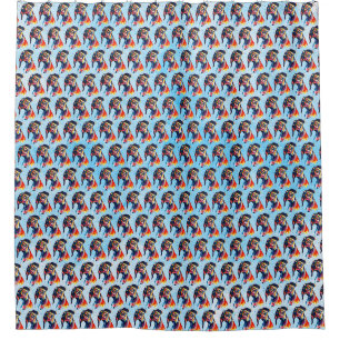 Dog Shower Curtain