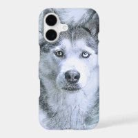 Dog Siberian Husky Drawing Sled Dog