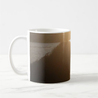 Dog Silhouette at Sunset Mug
