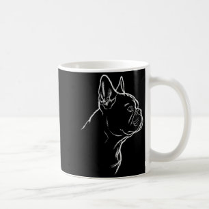 Dog Silhouette French Bulldog Lover Frenchie Fans Coffee Mug