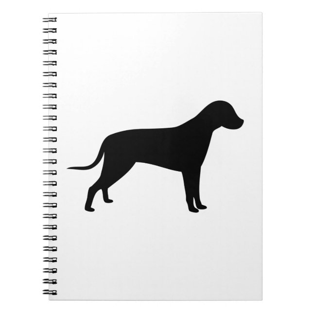 Dog Silhouette Notebook (Front)