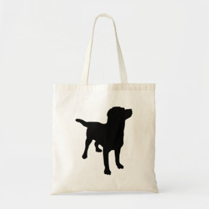Dog Silhouette Tote Bag