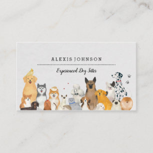 Dog Sitter Business Cards
