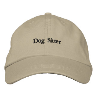 Dog Sitter Embroidered Hat – Basic Adjustable Cap