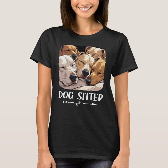 Dog Sitter  Graphic T-Shirt (Front)