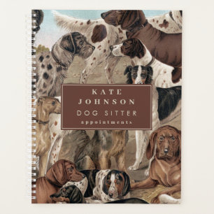 Dog Sitter Trainer Animal Care Dogs Appintments Planner