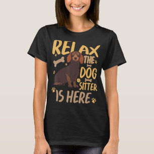 Dog Sitting Walker Sitter Pet Sitters Dog Pet T-Shirt