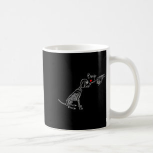 Dog Skeleton Boop Dog Funny Halloween Girl Men Wom Coffee Mug