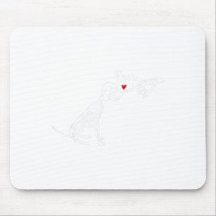 Dog Skeleton Boop Dog Funny Halloween Girl Men Wom Mouse Pad