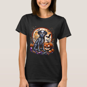 Dog Skeleton Halloween T-Shirt