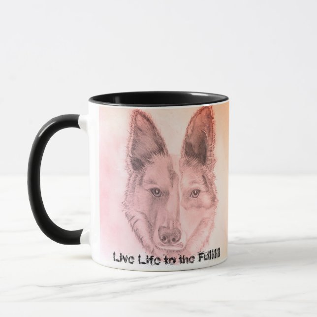 Dog Sketch Mug (Left)