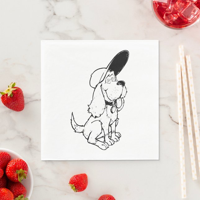 Dog Sketch Napkin (Creator Uploaded)