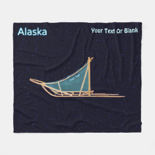 Dog Sled - Alaska Fleece Blanket