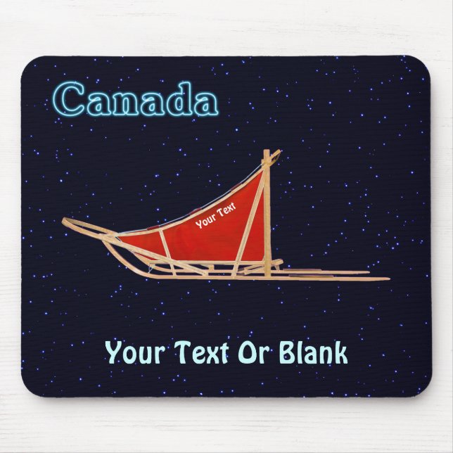 Dog Sled - Alaska Mouse Pad (Front)