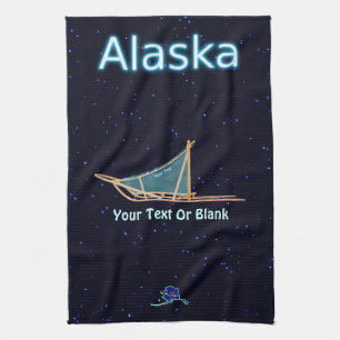 Dog Sled - Alaska Tea Towel
