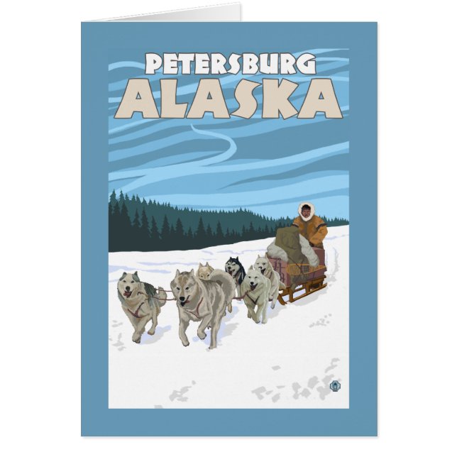 Dog Sledding Scene - Petersburg, Alaska (Front)