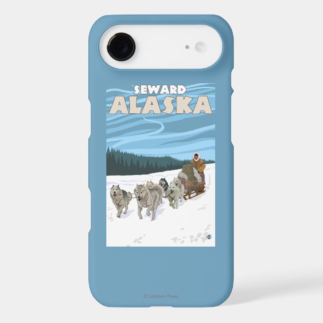 Dog Sledding Scene - Seward, Alaska Case-Mate iPhone Case (Back)