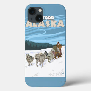 Dog Sledding Scene - Seward, Alaska iPhone 13 Case