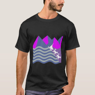 Dog Sledding Sleigh Huskies Sled Rides Mushing Sle T-Shirt
