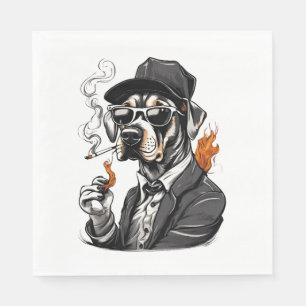Dog Smoking Essential T-Shirt Napkin