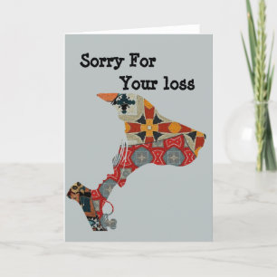 Dog Sorry For Your Loss  Thank You Card