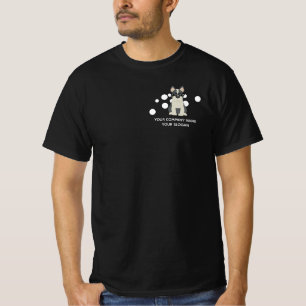 Dog Spa Company Front Back Business T-Shirt