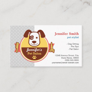 Dog Spa Salon - Appointment Card