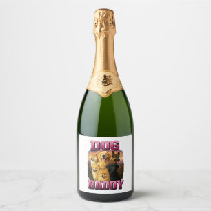 Dog   sparkling wine label