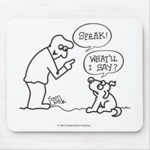 Dog-Speak Mouse Pad