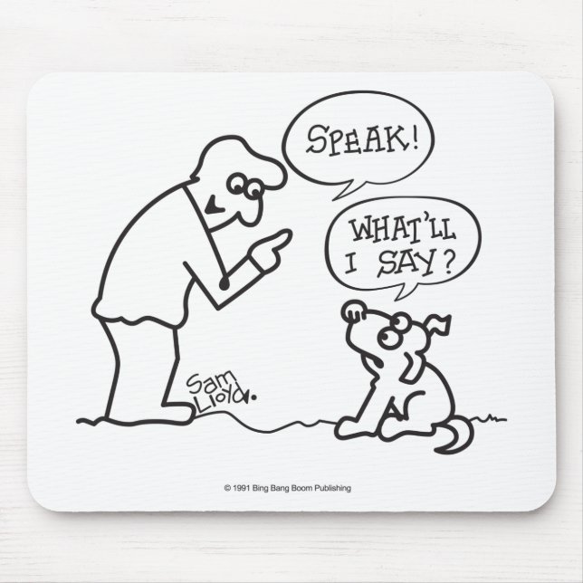 Dog-Speak Mouse Pad (Front)