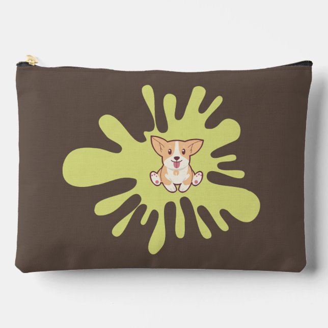 dog splash paint accessory pouch (Front)