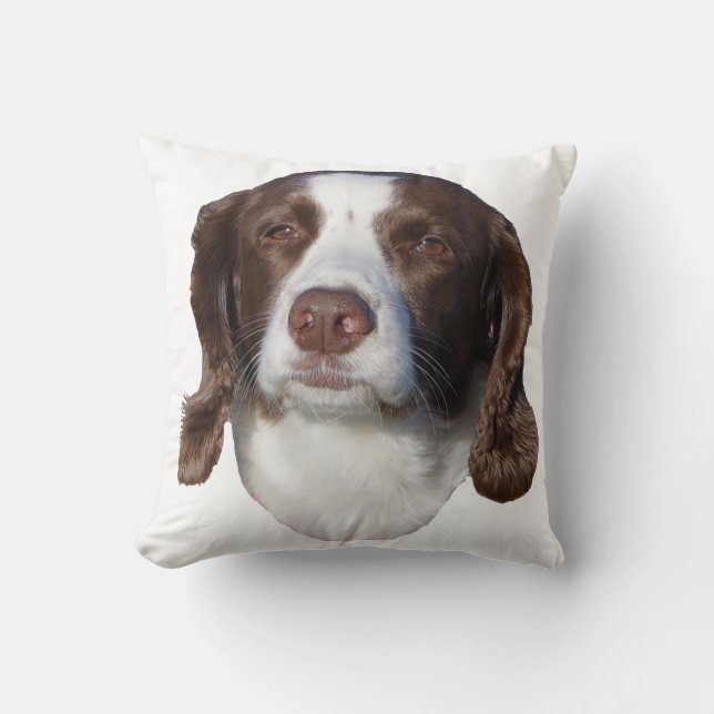 dog square pillow (Front)