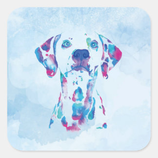 Dog Square Sticker