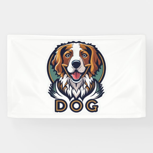 Dog Sticker   Banner (Horizontal)