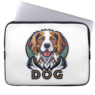 Dog Sticker Laptop Sleeve